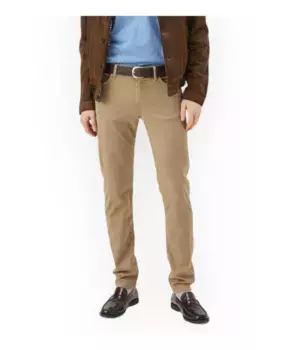 Однотонные легкие эластичные брюки с дрелью Roy Roger'S, бежевый