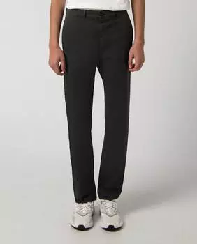Однотонные мужские брюки чинос черного цвета Loreak Mendian, черный