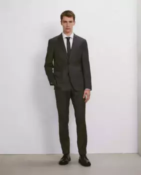 Однотонные мужские костюмные брюки Easy Wear, серый