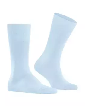 Однотонные мужские носки из шотландской нити Falke, синий