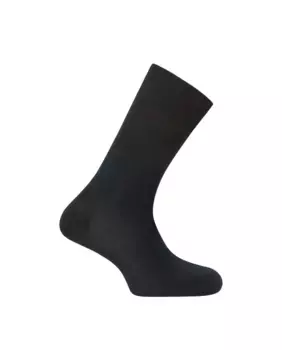 Однотонные мужские носки Punto Blanco из шерсти супермериноса — эластичные Сделано в Испании, черный