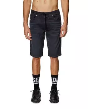 Однотонные мужские шорты Diesel, черный