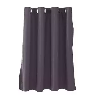 Однотонные оконные шторы для гостиной, кухни, блокирующие свет, шторы для домашнего декора, темно-синие, размеры: 132 x 46 см Stuttg, темно-серый