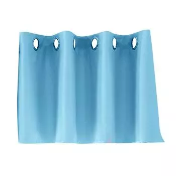 Однотонные оконные шторы для гостиной, кухни, блокирующие свет, шторы для домашнего декора, небесно-голубые, размеры: 132 x 90 см Stuttg, синий