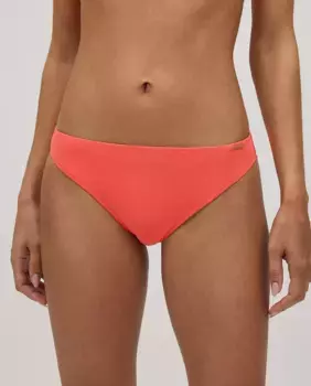 Однотонные плавки мини-бикини из ткани микропике Ysabel Mora, коралловый