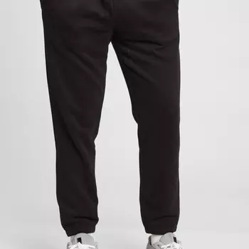 Однотонные плюшевые джоггеры Gap, черный