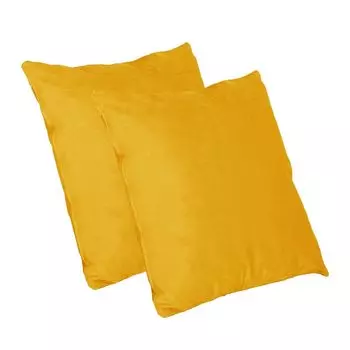 Однотонные подушки Nathalie, набор из 2 шт., желтые HTI-Living