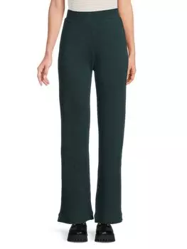 Однотонные широкие брюки Vince, цвет Sea Green
