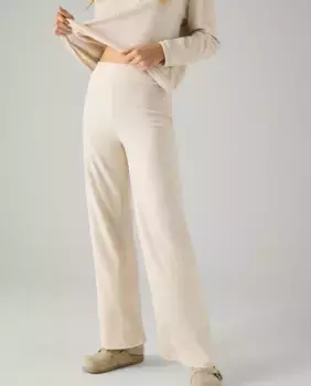 Однотонные широкие брюки Ysabel Mora, бежевый