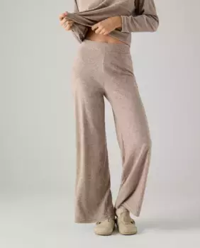 Однотонные широкие брюки Ysabel Mora, коричневый