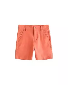 Однотонные шорты-бермуды для мальчика с регулируемой талией Dadati, коралловый