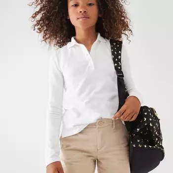 Однотонные шорты-бермуды с карманами Gap, бежевый