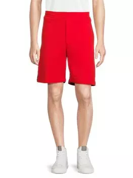 Однотонные шорты без застежки Alexander Mcqueen, красный