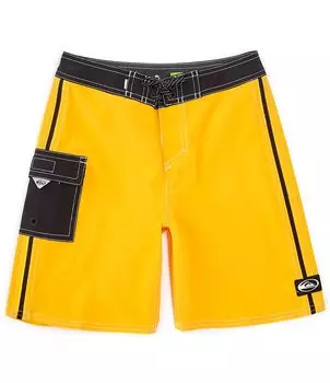 Однотонные шорты для досок Quiksilver Big Boys 8–20 Saturn, желтый