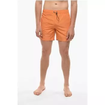Однотонные шорты для плавания RUE ST-GUILLAME с 3 карманами Karl Lagerfeld, Orange