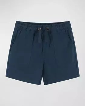 Однотонные шорты Ripstop для мальчиков, размер 2T-7 Andy & Evan, цвет Navy