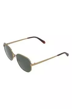 Однотонные солнцезащитные очки Fossil, желтый