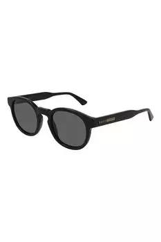 Однотонные солнцезащитные очки Gucci, черный