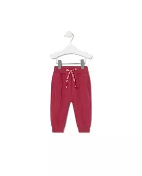 Однотонные спортивные брюки из хлопка Tous, гранатовый