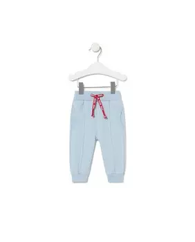 Однотонные спортивные брюки из хлопка Tous, светло-синий