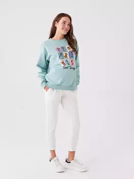 Однотонные спортивные штаны для беременных с вставкой на животе LCWAIKIKI Maternity, от белого