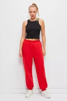 Однотонные спортивные штаны MUN MUN, красный