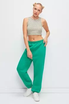 Однотонные спортивные штаны MUN MUN, зеленый
