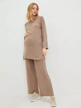 Однотонные спортивные штаны с эластичной талией для беременных LC Waikiki Maternity