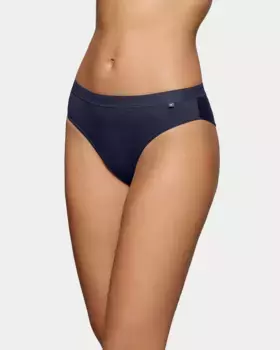 Однотонные стринги с перфорированной талией Impetus, темно-синий