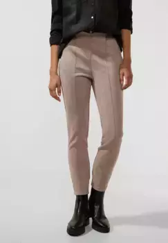 Однотонные тканевые брюки STREET ONE, цвет Faded Mocca
