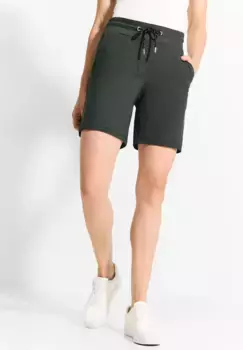 Однотонные трикотажные брюки Cecil, хаки