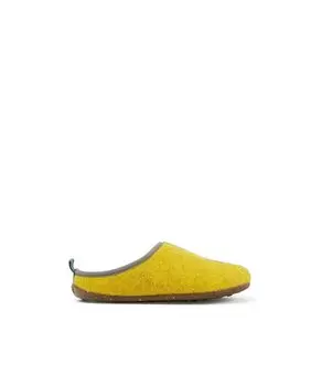 Однотонные желтые детские домашние тапочки Camper, желтый