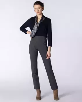 Однотонные женские брюки с 5 карманами Naulover, темно-серый