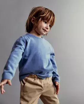 Однотонный базовый свитер Sfera, синий