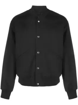 Однотонный бомбер JIL SANDER, черный
