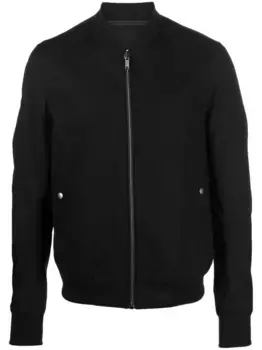 Однотонный бомбер Rick Owens, черный
