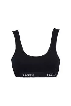 Однотонный бюстгальтер без косточек OddBalls, черный