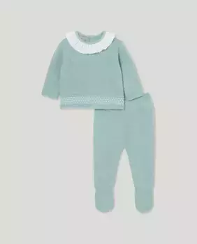 Однотонный детский комплект Coconut El Corte Ingls, зеленый