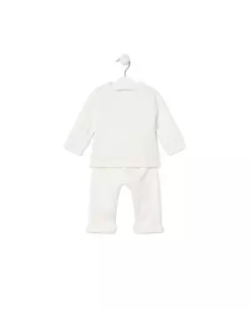 Однотонный детский комплект из двух предметов с мягким логотипом Tous