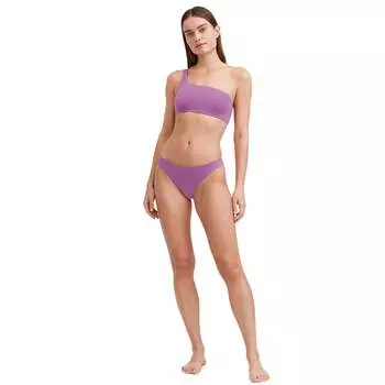 Однотонный двусторонний купальник-бикини на одно плечо Au Naturel by Gottex, цвет mauve hazelnut