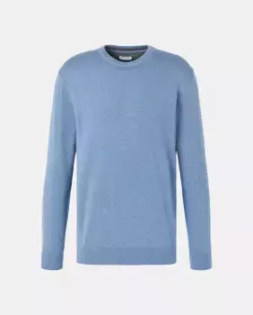 Однотонный джемпер для мужчин Easy Wear, светло-голубой