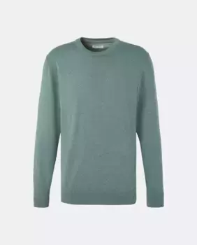 Однотонный джемпер для мужчин Easy Wear, зеленый