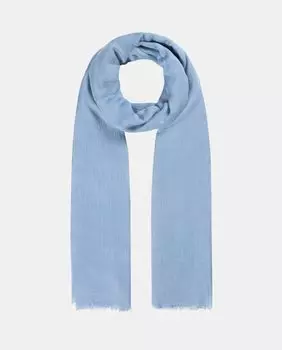 Однотонный голубой бамбуковый шарф Codello, светло-синий