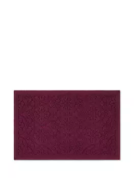 Однотонный хлопковый коврик для душа Zefiro Coincasa, красный