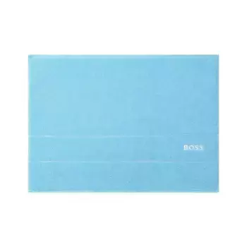 Однотонный хлопковый коврик для ванной Hugo Boss 22, река голубая