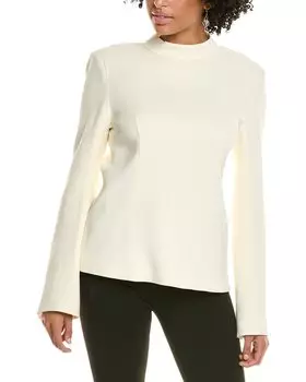 Однотонный и полосатый топ Ronit Solid & Striped, белый