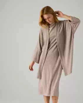 Однотонный кардиган с принтом Ysabel Mora, коричневый