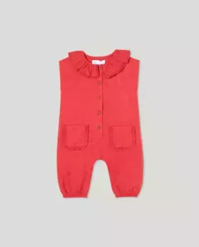Однотонный комбинезон для малышки Baby El Corte Ingls, коралловый