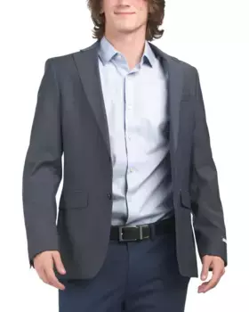 Однотонный костюм, отдельная куртка Perry Ellis, черный