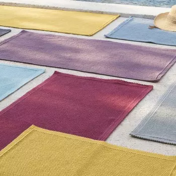 Однотонный ковер из чистого хлопка - Etia Vivaraise, корда